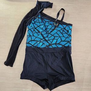 Weissman adult XXL NWOT dance costume jazz lyrical tap contemporary acro solo